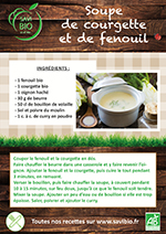 Soupe de fenouil et de courgette